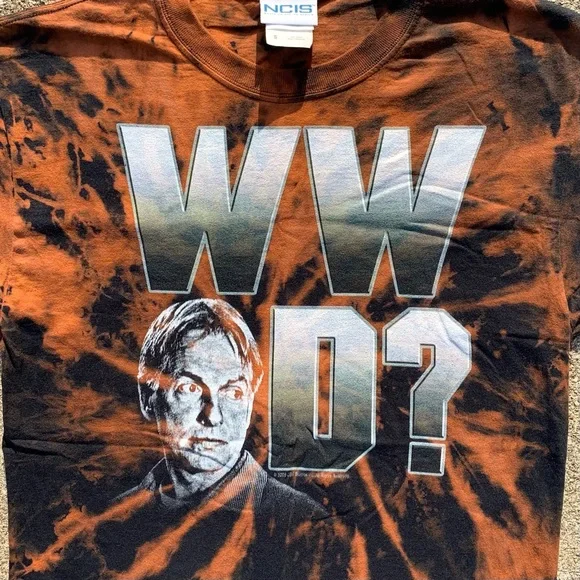 Vintage 2000s NCIS TV Promo Tie Dye Shirt RARE - Picture 3 of 5